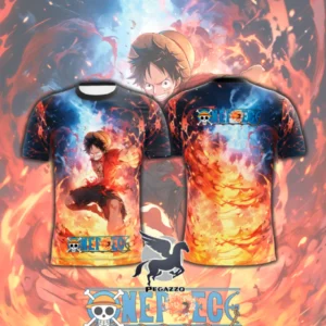 Camisa Camiseta One Piece Luffy - Proteção UV