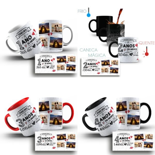 Caneca Casal Aniversário - Image 2