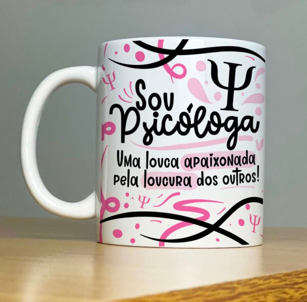 Caneca Profissões Psicologia