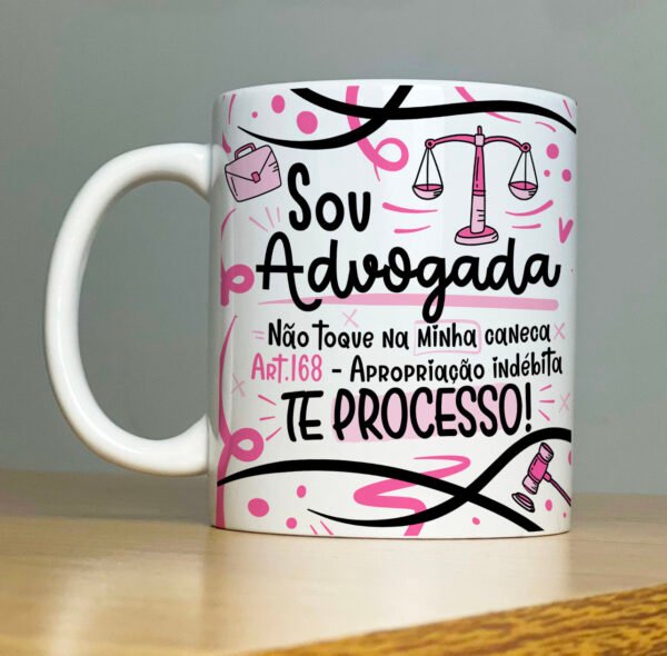 Caneca Profissões Advogado(a)