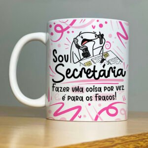 Caneca Profissões Secretária(o)