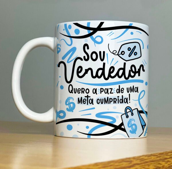Caneca Profissões Vendedor(a)