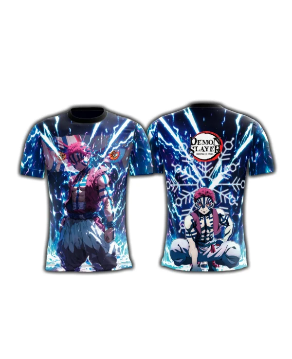 Camisa Camiseta Akaza Demon Slayer - Proteção UV - Imagem 4