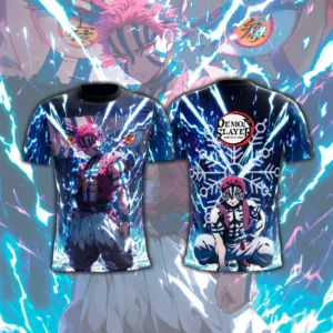 Camisa Camiseta Akaza Demon Slayer - Proteção UV