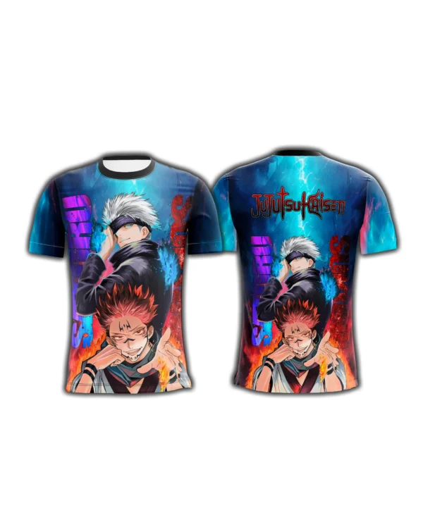 Camisa Camiseta  Satoro e Sukuna Jujutsu Kaisen - Proteção UV - Imagem 3