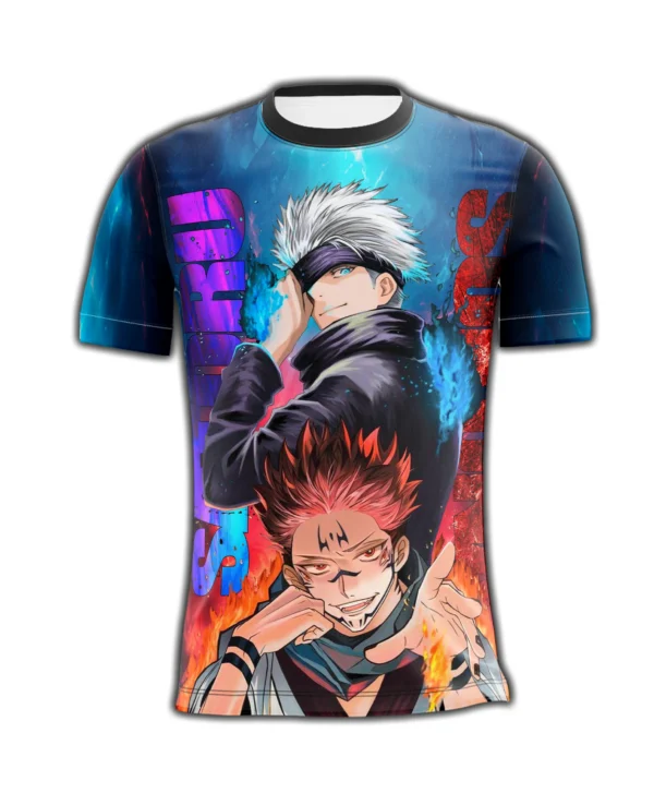 Camisa Camiseta  Satoro e Sukuna Jujutsu Kaisen - Proteção UV - Imagem 4
