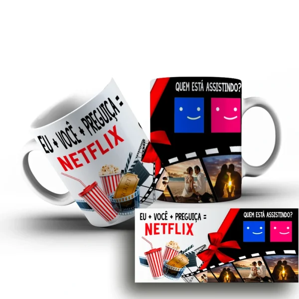 Caneca Casal NetFlix