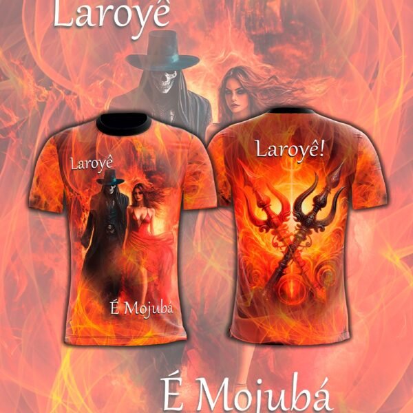 Camisa Camiseta Exu Pomba Gira - Proteção UV