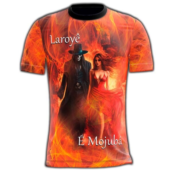 Camisa Camiseta Exu Pomba Gira - Proteção UV - Imagem 3