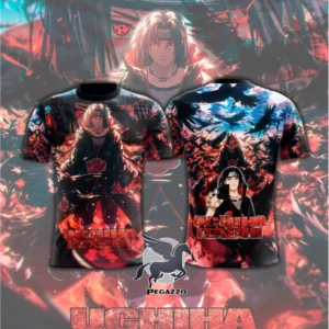 Camisa Camiseta  Itachi Uchiha Naruto - Proteção UV
