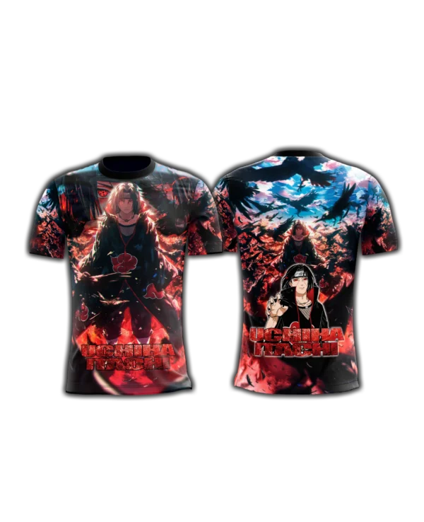 Camisa Camiseta  Itachi Uchiha Naruto - Proteção UV - Imagem 4