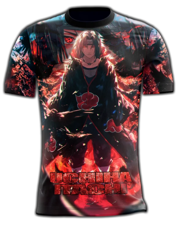 Camisa Camiseta  Itachi Uchiha Naruto - Proteção UV - Imagem 5