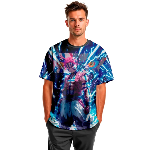 Camisa Camiseta Akaza Demon Slayer - Proteção UV - Imagem 2