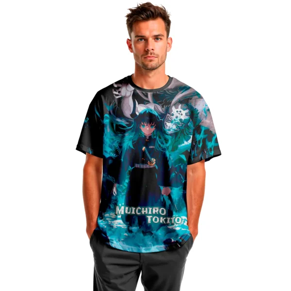 Camisa Camiseta Tokito Demon Slayer - Proteção UV - Imagem 2