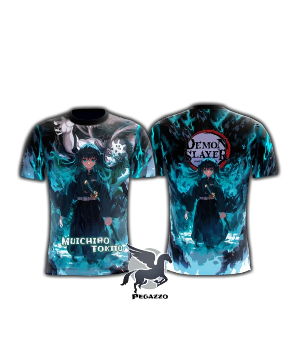 Camisa Camiseta Tokito Demon Slayer - Proteção UV - Imagem 4