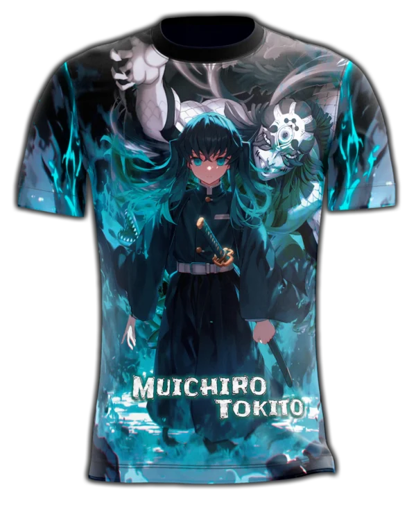 Camisa Camiseta Tokito Demon Slayer - Proteção UV - Imagem 5
