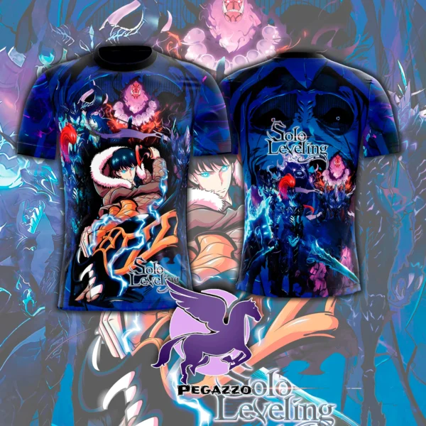 Camisa Camiseta Solo Leveling - Sung Jin-Woo Proteção UV