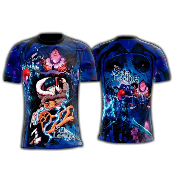 Camisa Camiseta Solo Leveling - Sung Jin-Woo Proteção UV - Image 5