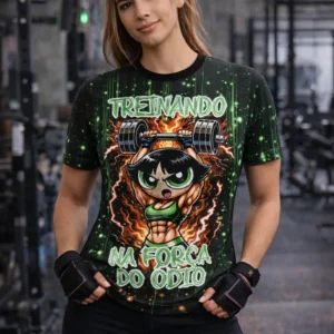 Camisa Camiseta Docinho Academia - Proteção UV